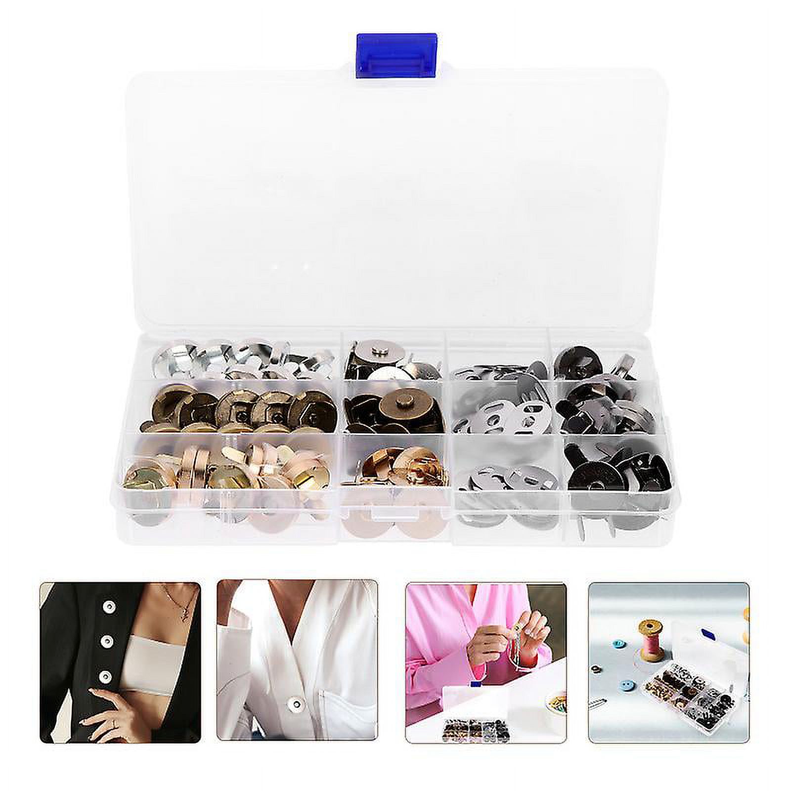 40pcs Magnetic Buttons for Clothing